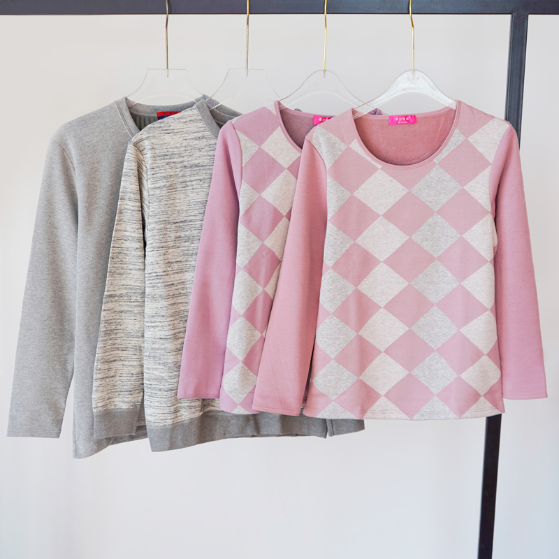 帝日斯诺男女士珊瑚绒加厚保暖柔软亲肤舒适上衣内衣单件2025年冬