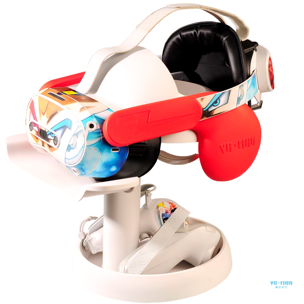 VR头盔支架Quest3 3S/PICO 4U/vision pro稳固收纳桌面摆设美观