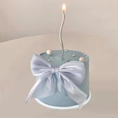 新款 仿真蛋糕模型芭蕾风蝴蝶结蜡烛塑胶假蛋糕可定制道具橱窗摆件