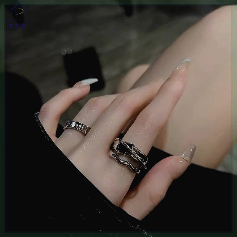 ins几何戒指小众设计戒指