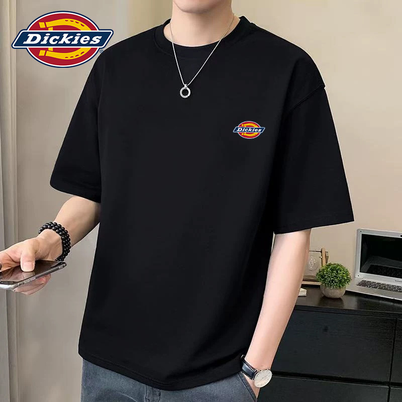 Dickies帝酷适纯棉短袖t恤男士夏季2026新款青少年高端重磅上衣服