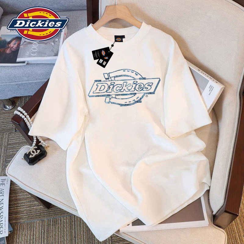 Dickies帝酷适美式短袖男款夏季2026新款纯棉t恤高级感重磅上衣服