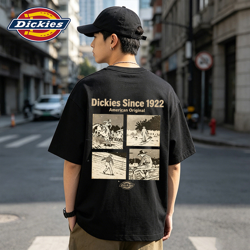 Dickies衣服男款t恤纯棉半袖上衣
