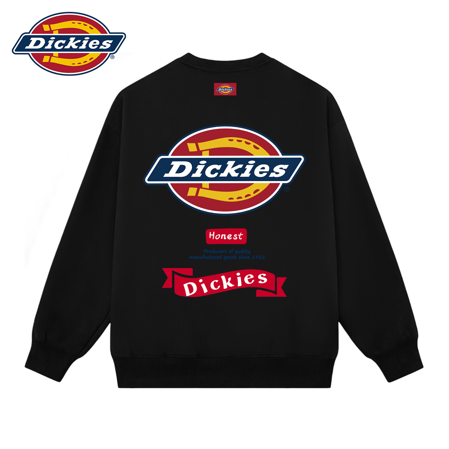 Dickies圆领卫衣男士长袖t恤