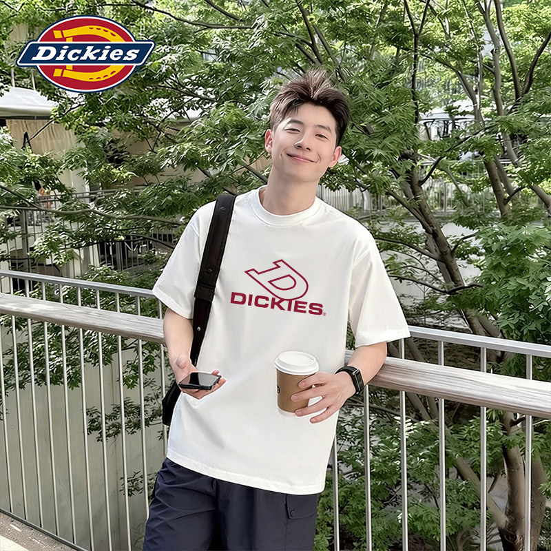 Dickies帝酷适重磅短袖t恤男士夏季2026新款美式高街痞帅风上衣服