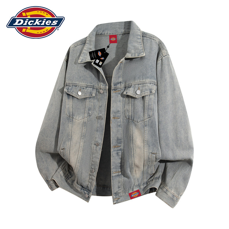 Dickies帝酷适牛仔外套男士春季2026新款美式夹克高级感翻领上衣