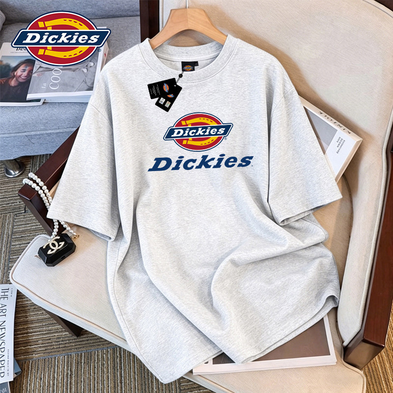 Dickies帝酷适纯棉短袖t恤男士夏季2026新款高级感潮牌五分袖上衣