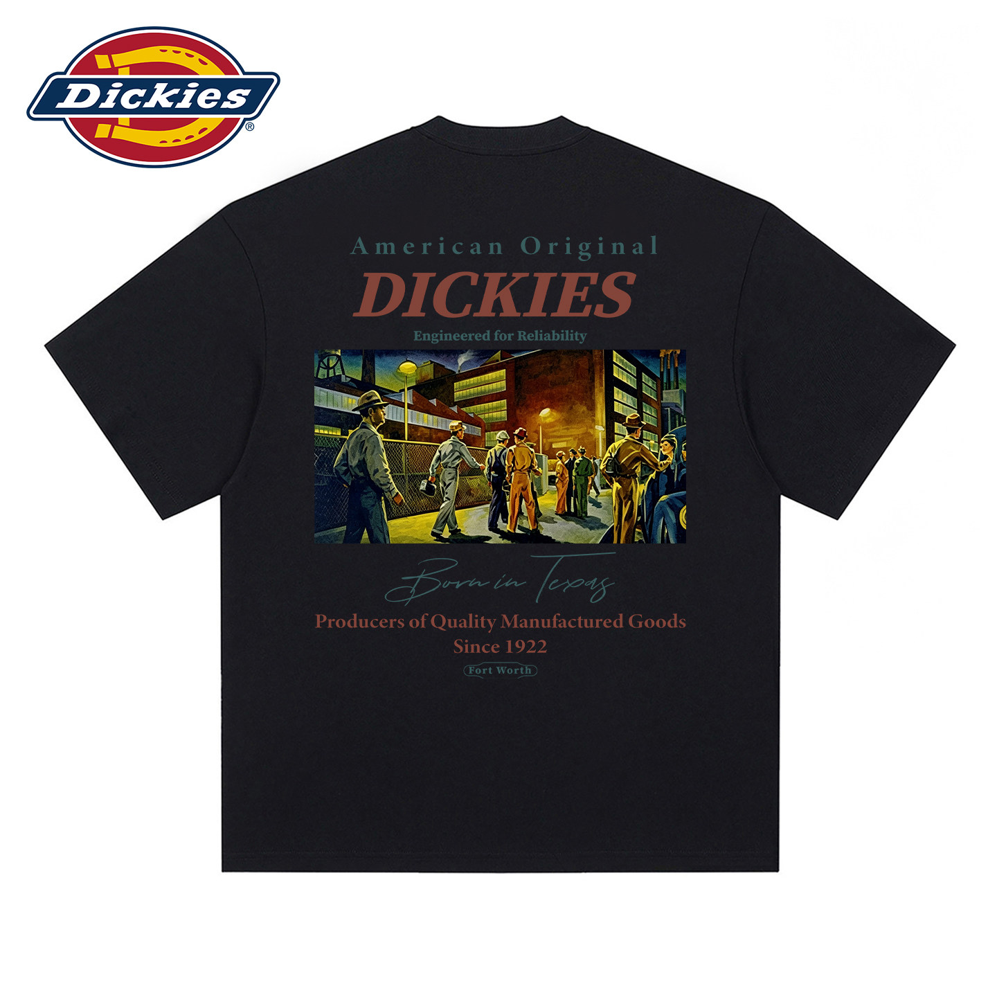 Dickies男士短袖t恤美式纯棉上衣
