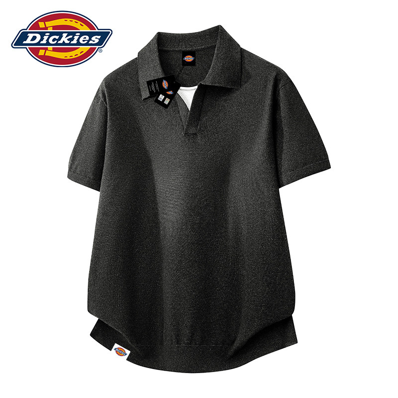Dickies帝酷适Polo衫男士夏季2026新款痞帅风短袖t恤潮牌针织上衣