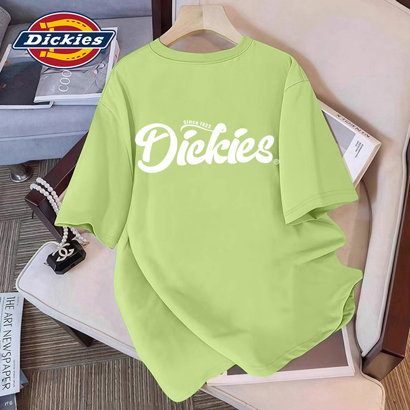 Dickies帝酷适潮牌短袖t恤女士夏季2026新款多巴胺女装重磅上衣服