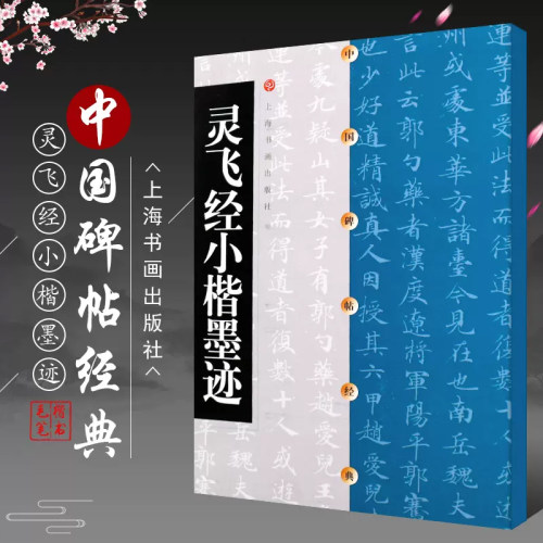官方正版 中国碑帖经典 灵飞经小楷墨迹草书行书楷书隶书毛笔字帖碑帖毛笔书法字帖 临摹范本练字帖 书法教程书籍 上海书画出版社