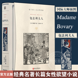 正版 法兰西三大文学经典 100个故事 包法利夫人许渊冲插图珍藏纪念版 法国经典 福楼拜著入选英国BBC改变世界 名著长篇女性欲望小说