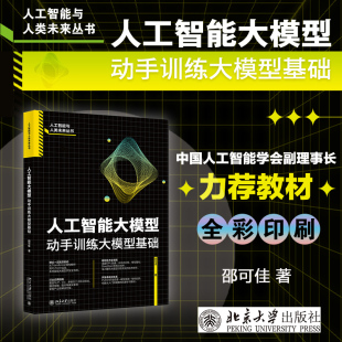 动手训练大模型基础 大模型训练指南从Transformer原理到PyTorch实战Python语言 邵可佳 社 DeepSeek 北京大学出版 人工智能大模型