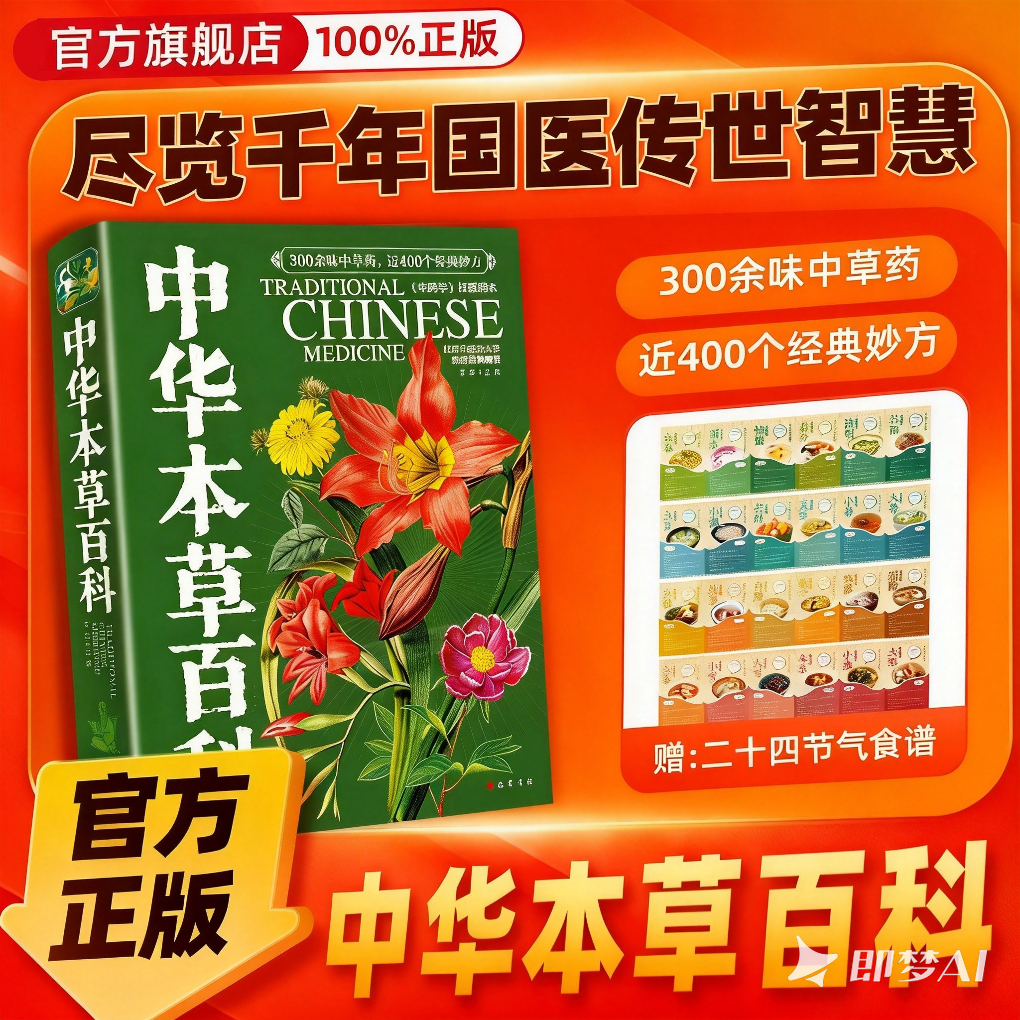 中华本草百科中医本草中药材图鉴图片