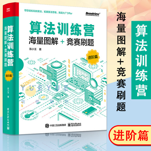 算法训练营海量图解竞赛刷题 进阶篇 常用数据结构与算法数据结构动态规划算法规划优化技巧 网络流算法书 电子社 9787121408861