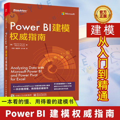 Power BI建模权威指南 Excel PowerBI建模 电商BI系统框架搭建 数据分析Power BI应用电商运营数据分析Power BI操作基础入门书籍