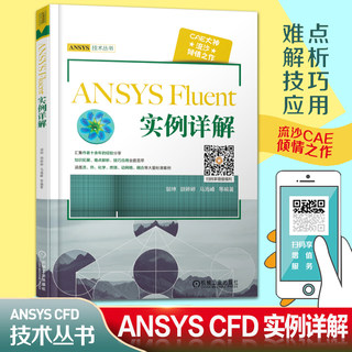 流沙 ANSYS Fluent 实例详解 工程流体仿真计算应用图书 网格划分ansys建模与仿真 软件教程 ANSYS Fluent基础设计入门参考图书籍