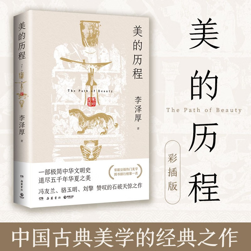 美的历程李泽厚 彩插版【附赠名家万字导读】中国美学的经典之作中国哲学艺术美学朱光潜谈美书简正版书籍