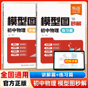 易蓓·初中物理模型图秒解讲解篇练习篇公式基础知识受力分析关键模型讲解练习八九年级物理受力分析光学力学热学知识点专题训练