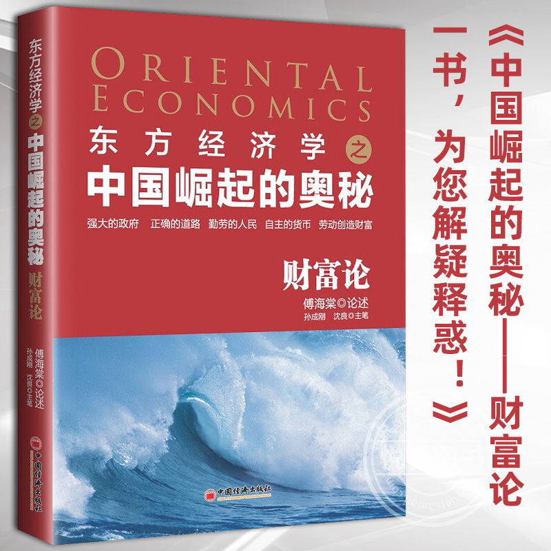 正版中国崛起的奥秘财富论傅海棠一个农民的亿万传奇孙成刚沈良金融理财经济分析投资股票期货交易圣经经营书籍中国经济出版社