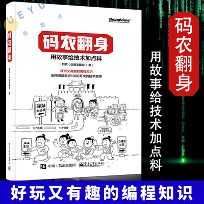 码农翻身用故事给技术加点料好玩又有趣的编程知识 计算机程序员软件编程项目开发大全 企业级应用架构师设计开发图书籍电子工业出