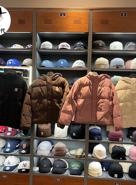 进宝家 韩国直邮MLB正品25年冬季纯色男女保暖百搭羽绒服 DJV03