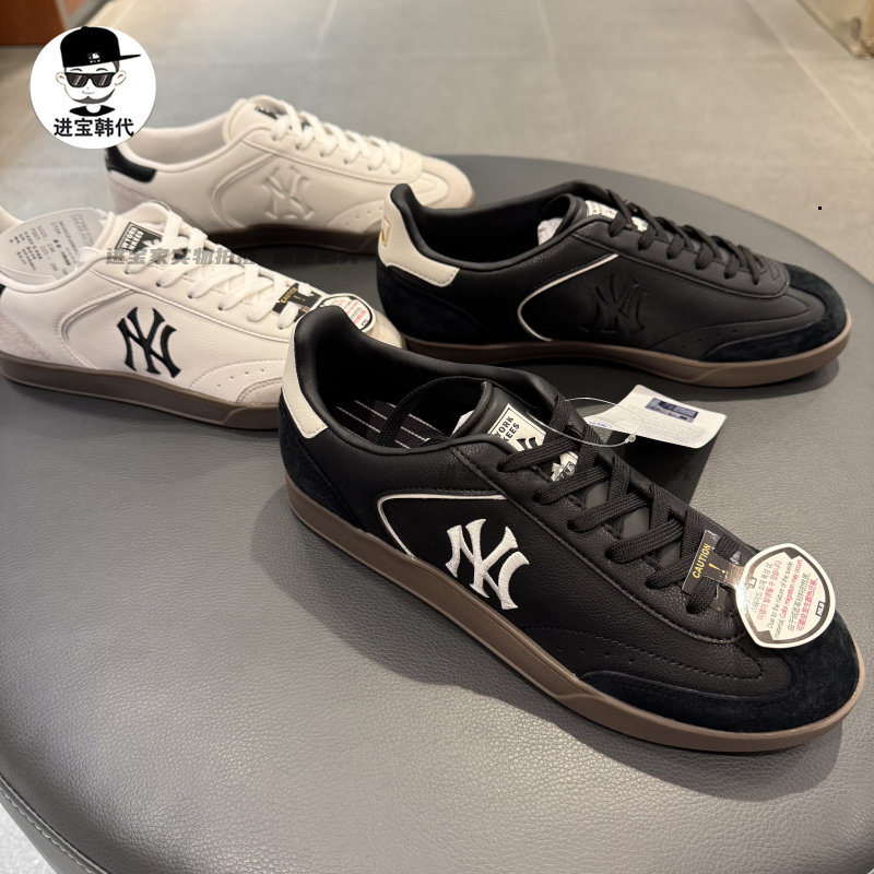 进宝家 韩国直邮MLB正品26新款经典刺绣麂皮拼接德训鞋板鞋 SXCB1