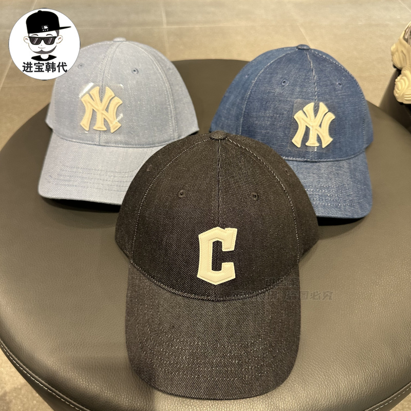 MLB纯色大标棒球帽鸭舌帽