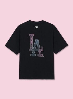 进宝家 韩国直邮MLB专柜26年宽松韩系简约字母短袖T恤男女款TSM07