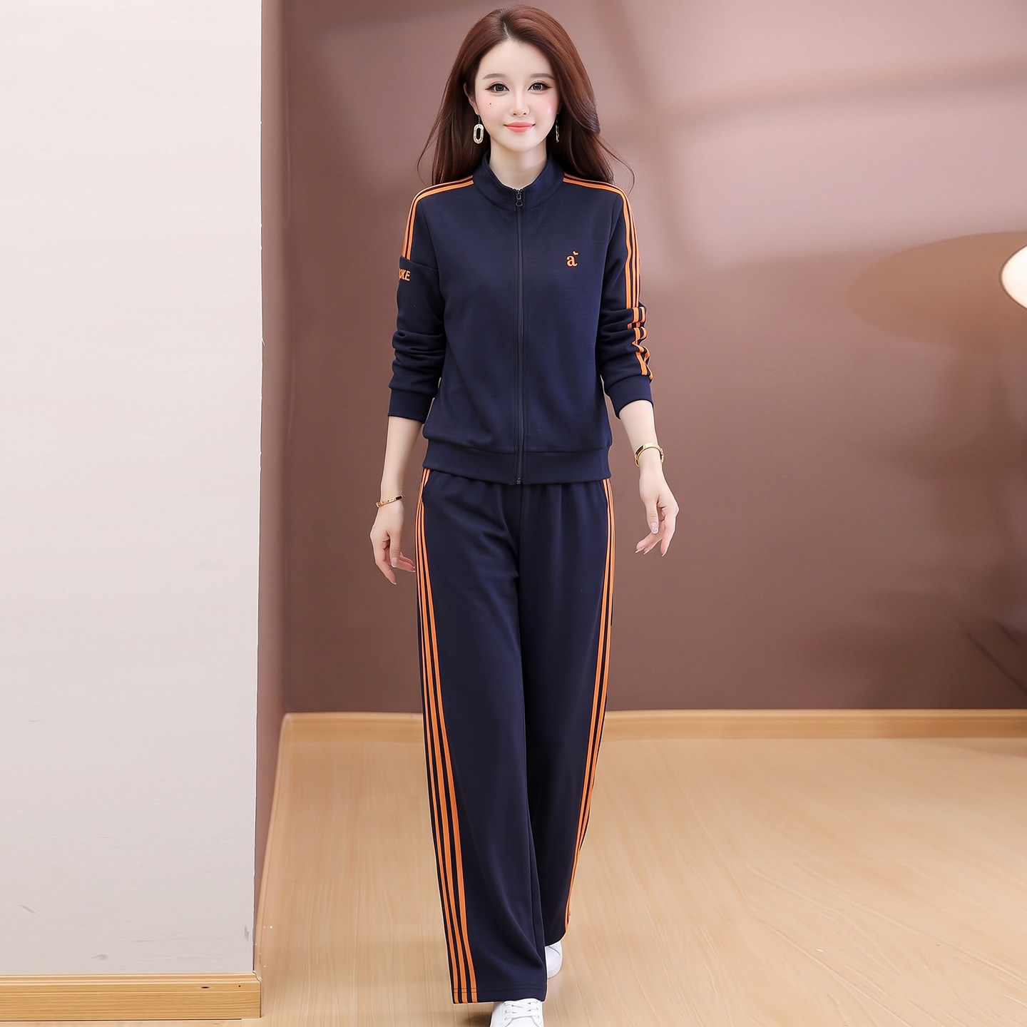 2026春秋女减龄显瘦运动两件套