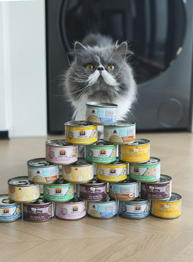WERUVA唯美味低磷猫罐头猫零食猫咪湿粮肉泥鸡肉鱼肉猫罐85g*24罐