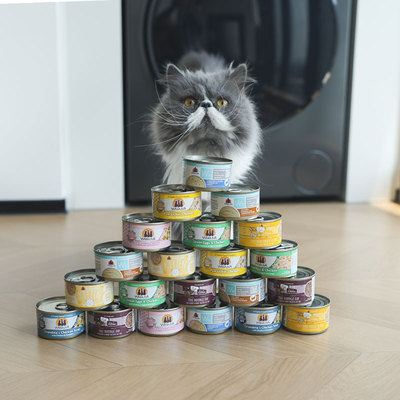 WERUVA唯美味低磷猫罐头猫零食猫咪湿粮肉泥鸡肉鱼肉猫罐85g*24罐
