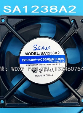 台湾 SEADA SA1238A2 12CM 12038 220V 0.09A 激光 焊机 散热风扇