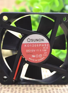 建准SUNON KD1206PHS2 12V 1.1W 6CM 6015 超静音 机箱电源风扇