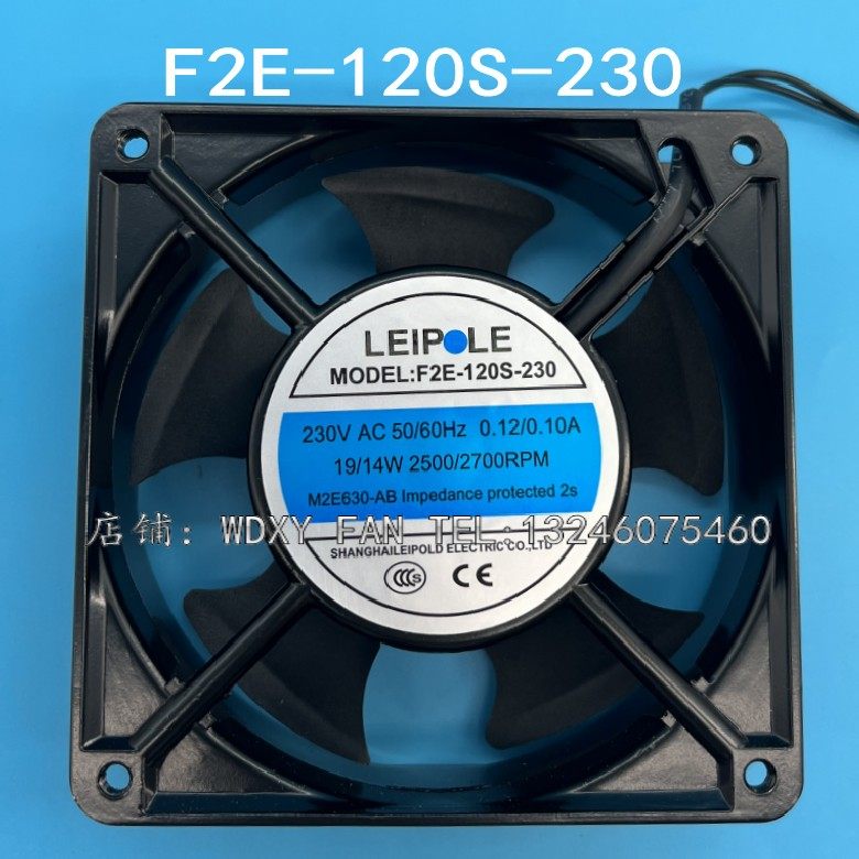 正品 F2E-120B/S-230 电气机柜风机4寸 12038 220V散热风扇DP200A