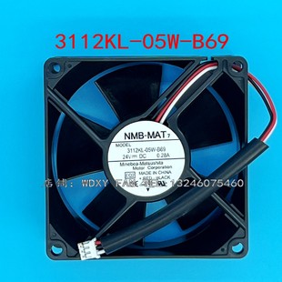 05W MAT B69 NMB 24V0.28A静音镗床变频器散热风扇 B60原装 3112KL