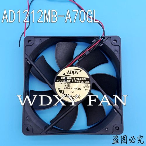 全新原装协喜/ADDA 12025 12V 0.33A 2线 机箱风扇AD1212MB-A70GL