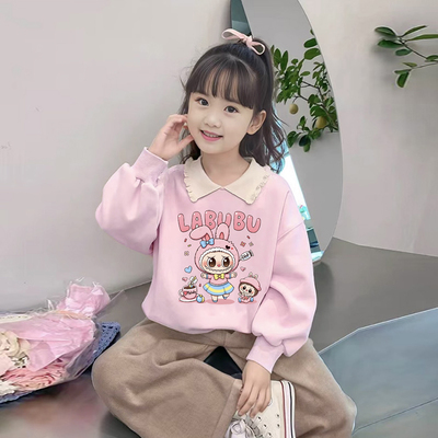 卡通休闲POLO翻领卫衣