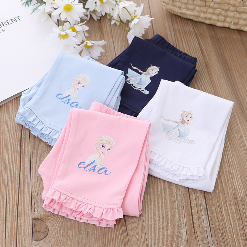 女童纯棉弹力公主七分裤夏季新款卡通儿童5宝宝女孩7分外穿打底裤,童装/婴儿装/亲子装,裤子,淘宝优惠券,粉丝福利购,淘宝优惠卷