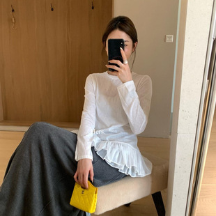 时髦简约风设计感裙摆百搭显瘦长袖 Gary 宝藏Hers一勺甜春夏女装