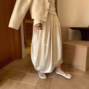 简约气质百搭光感茧型中长款 新款 宝藏Hers一勺甜2026春季 Gary