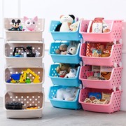 hộp đựng mỹ phẩm có gương Ba tầng lưu trữ giỏ kệ kệ dụng cụ nhà bếp nhỏ cửa hàng bách hóa trái cây và rau kệ nhiều tầng - Trang chủ bao đựng đồ