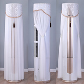 R1A1圆柱形立式 适用小米2 柜机空调防尘罩 F2A1 R1X1 3匹KFR 72LW