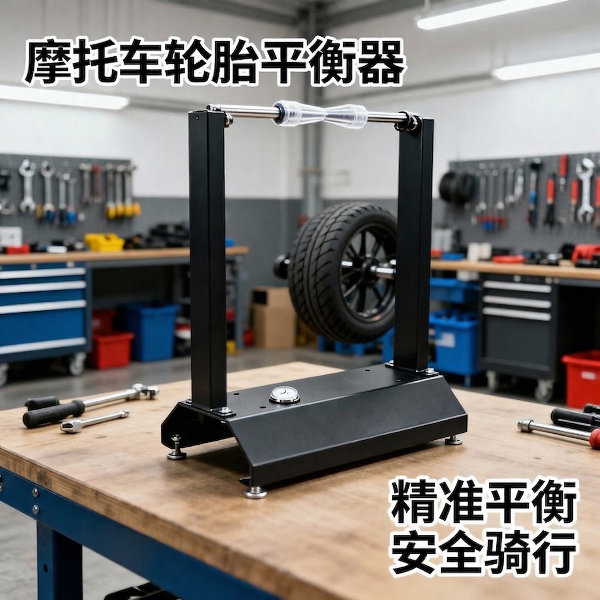 摩托车轮胎平衡机简易手动款