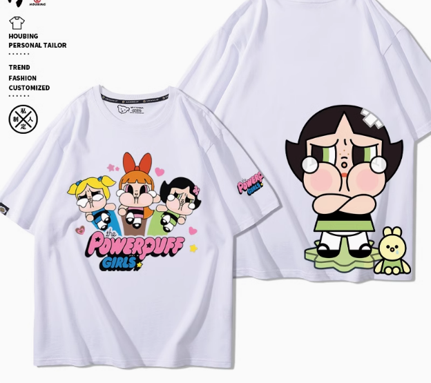 飞天小女警哭娃crybaby联T恤
