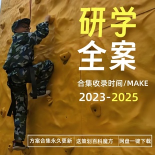 2025露营研学活动策划方案亲子夏令营旅行基地教育课程手册PPT