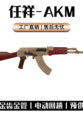 仁祥AKM电动连发74MN玩具枪AK风暴真人CS突击步枪成人AK47任翔102