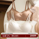 小胸聚拢平胸专用白色文胸夏季 固定杯果冻无痕薄款 内衣女新款 胸罩