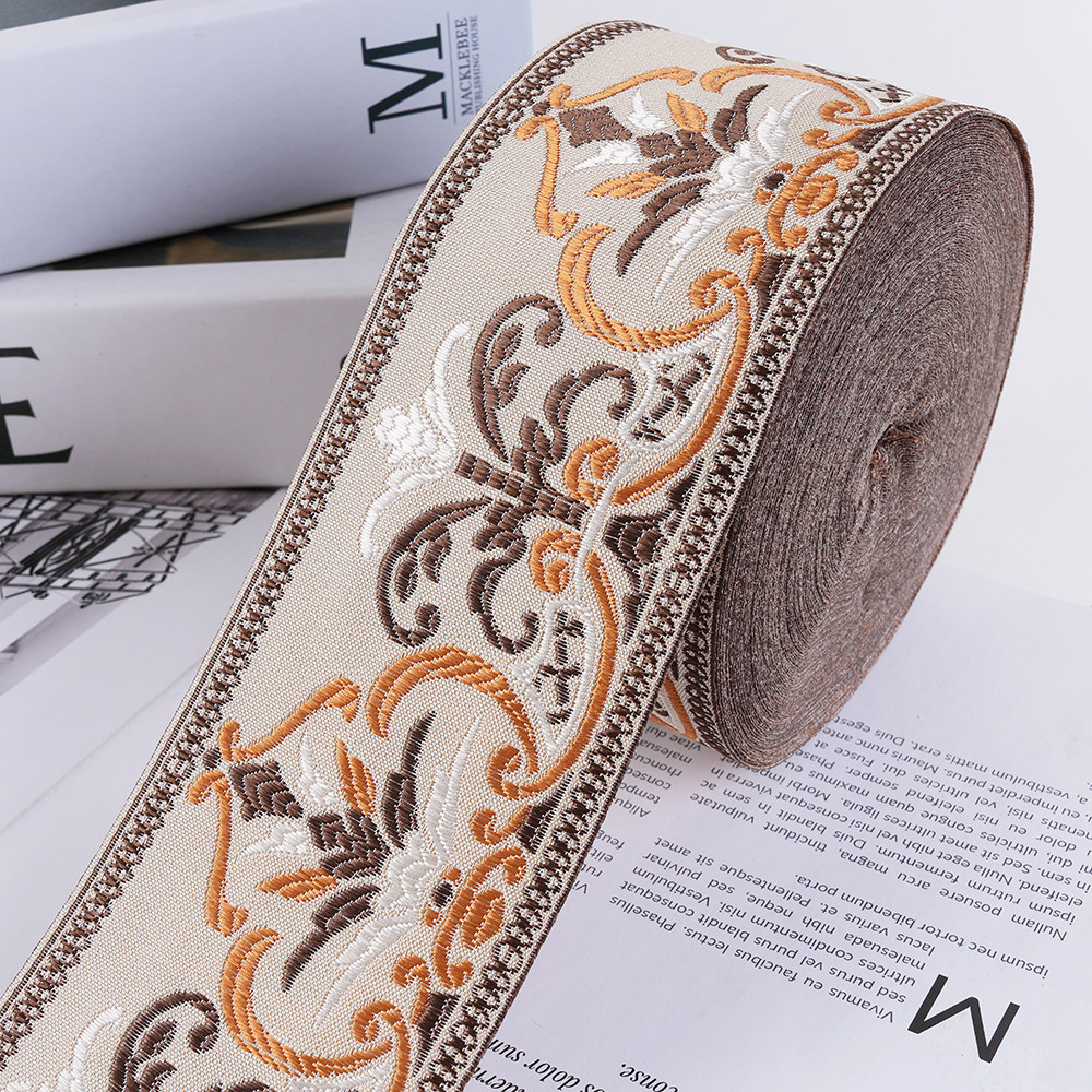 窗帘花边辅料提花织带竖拼