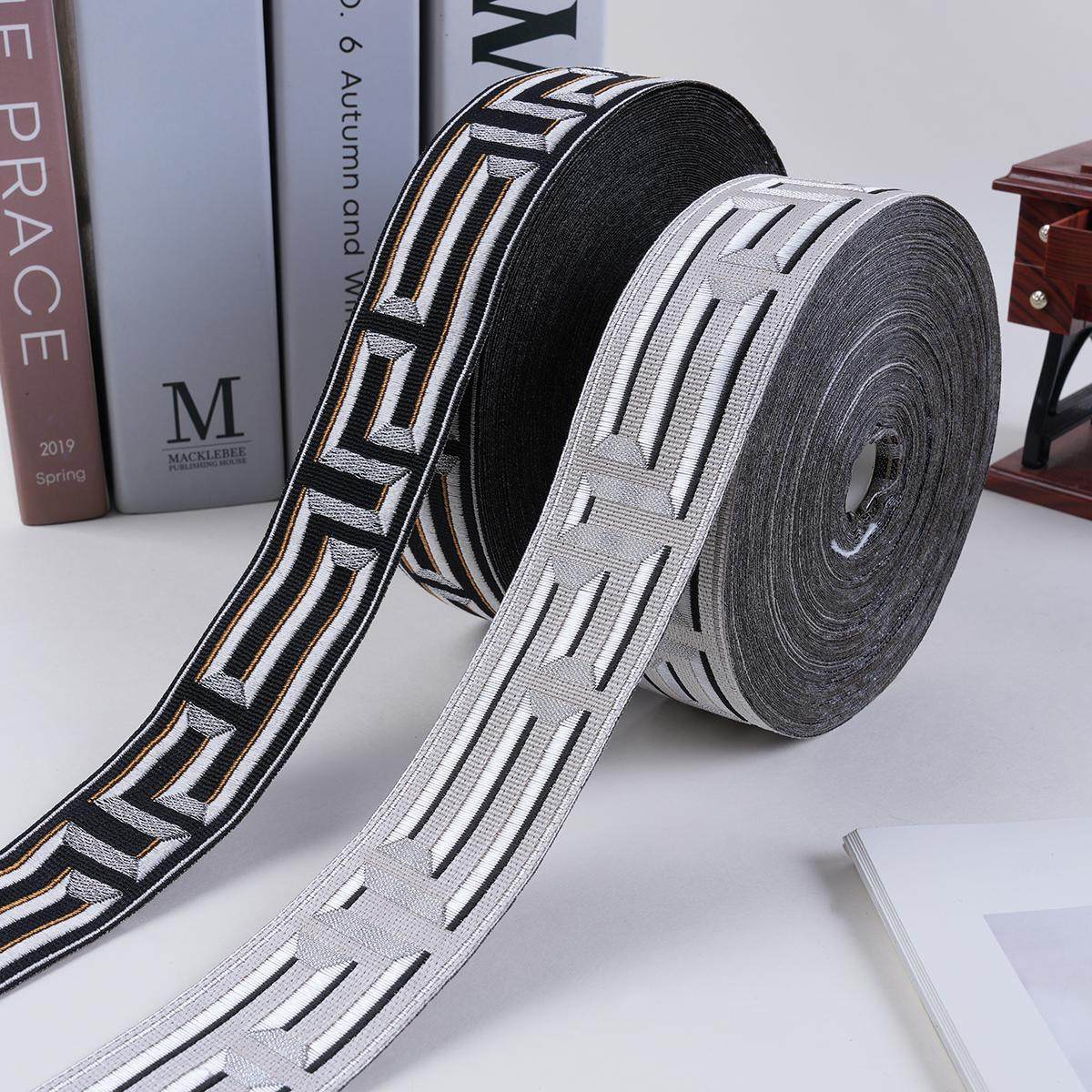 窗帘立边侧拼接中式4厘米提花边桌布边装饰沙发垫抱枕辅料4R1285